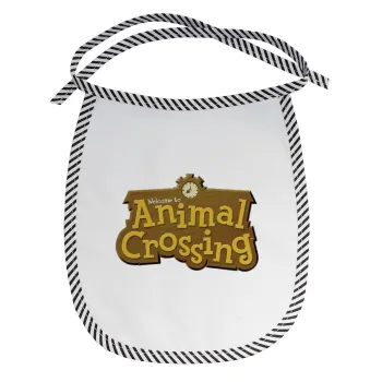 Animal Crossing, Σαλιάρα μωρού αλέκιαστη με κορδόνι Μαύρη