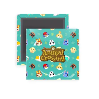 Animal Crossing, Μαγνητάκι ψυγείου τετράγωνο διάστασης 5x5cm