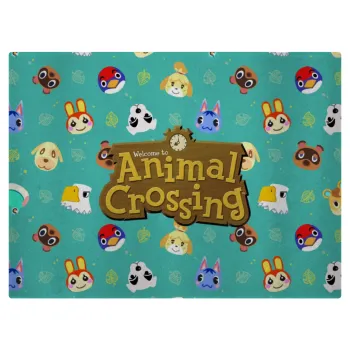 Animal Crossing, Επιφάνεια κοπής γυάλινη (38x28cm)