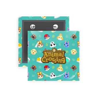 Animal Crossing, Κονκάρδα παραμάνα τετράγωνη 5x5cm