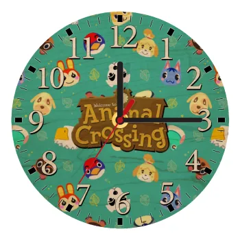 Animal Crossing, Ρολόι τοίχου ξύλινο plywood (20cm)