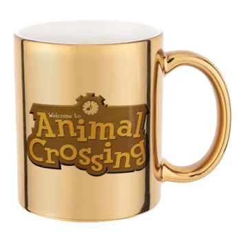 Animal Crossing, Κούπα κεραμική, χρυσή καθρέπτης, 330ml