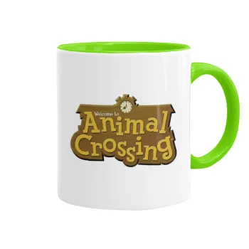 Animal Crossing, Κούπα χρωματιστή βεραμάν, κεραμική, 330ml