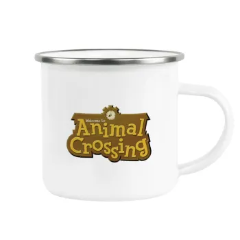 Animal Crossing, Κούπα Μεταλλική εμαγιέ λευκη 360ml