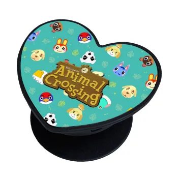 Animal Crossing, Phone Holders Stand  καρδιά Μαύρο Βάση Στήριξης Κινητού στο Χέρι