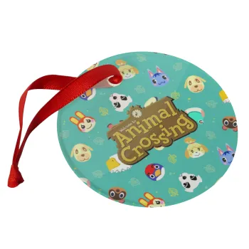 Animal Crossing, Στολίδι Χριστουγεννιάτικο στολίδι γυάλινο 9cm