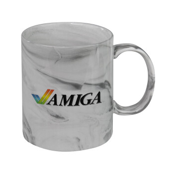 amiga, Mug ceramic marble style, 330ml