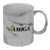 Mug ceramic marble style, 330ml