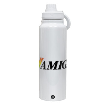 amiga, Θερμός 1L Ανοξείδωτο με Βάση Κινητού & Διπλά Τοιχώματα