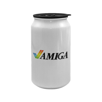amiga, Κούπα ταξιδιού μεταλλική με καπάκι (tin-can) 500ml