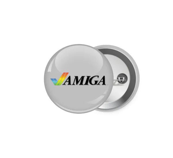 amiga — Pin badge, 5cm