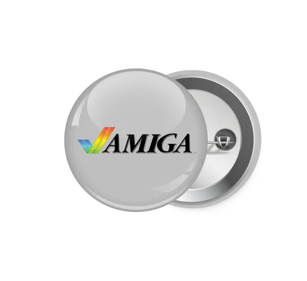 amiga — Pin badge, 5.9cm