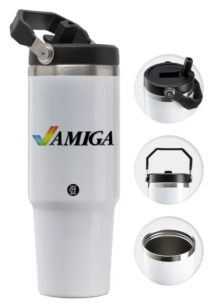 amiga — 30oz stainless Steel Tumbler with Handle