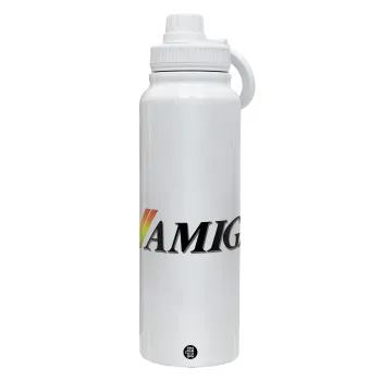 amiga, Θερμός 1L Ανοξείδωτο με Βάση Κινητού & Διπλά Τοιχώματα