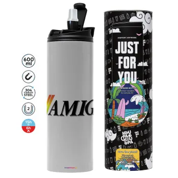 amiga, Tumbler stainless steel GREY 600ml