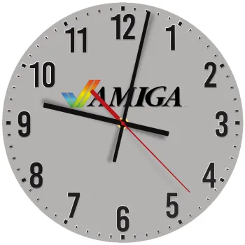 amiga, Ρολόι τοίχου ξύλινο (30cm)