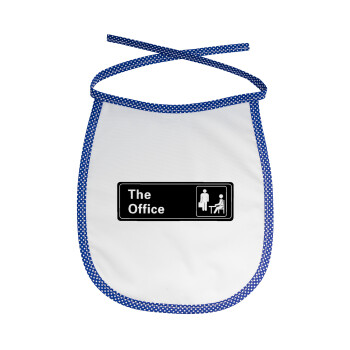 The office, Σαλιάρα μωρού αλέκιαστη με κορδόνι Μπλε