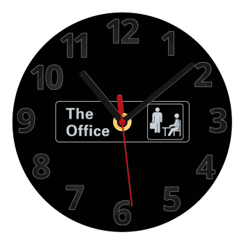 The office, Ρολόι τοίχου γυάλινο (20cm)