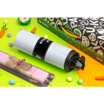 The office, Easter candle,Travel Tumbler 2 Lids, with metal straw & cleaning brush & aromatic flat candle (30cm) (PINK)