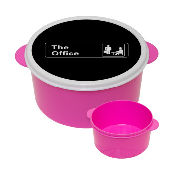 The office, ΡΟΖ παιδικό δοχείο φαγητού (lunchbox) πλαστικό (BPA-FREE) Lunch Βox M16 x Π16 x Υ8cm