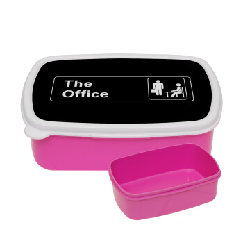 The office, ΡΟΖ παιδικό δοχείο φαγητού (lunchbox) πλαστικό (BPA-FREE) Lunch Βox M18 x Π13 x Υ6cm