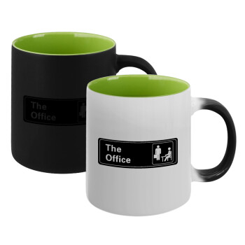 The office, Κούπα Μαγική εσωτερικό πράσινο, κεραμική 330ml που αλλάζει χρώμα με το ζεστό ρόφημα