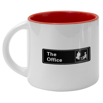 The office, Κούπα κεραμική 400ml Λευκή/Κόκκινη