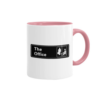 The office, Mug colored pink, ceramic, 330ml