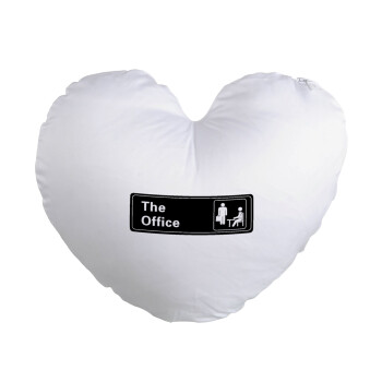 The office, Μαξιλάρι καναπέ καρδιά 40x40cm περιέχεται το  γέμισμα