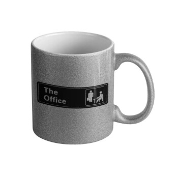 The office, Κούπα Ασημένια Glitter που γυαλίζει, κεραμική, 330ml