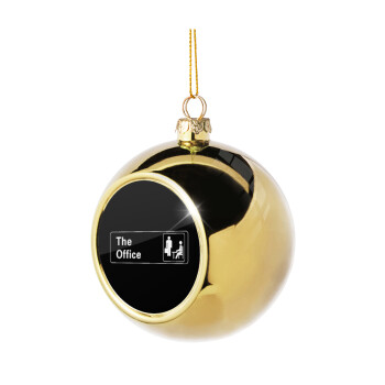 The office, Χριστουγεννιάτικη μπάλα δένδρου Χρυσή 8cm