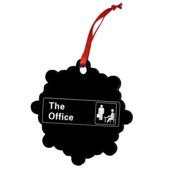 The office, Στολίδι Χριστουγεννιάτικο στολίδι snowflake ξύλινο 7.5cm