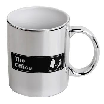 The office, Κούπα κεραμική, ασημένια καθρέπτης, 330ml