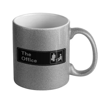 The office, Κούπα Ασημένια Glitter που γυαλίζει, κεραμική, 330ml