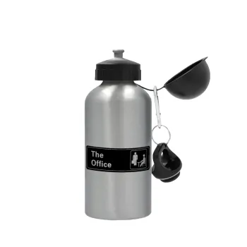 The office, Metallic water jug, Silver, aluminum 500ml