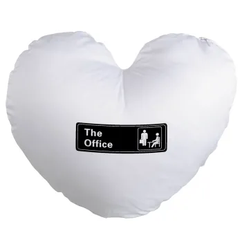 The office, Μαξιλάρι καναπέ καρδιά 40x40cm περιέχεται το  γέμισμα