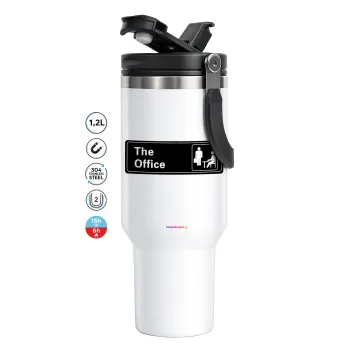 The office, Mega Stainless steel Tumbler with lid, double wall 1,2L