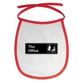 The office, Σαλιάρα μωρού αλέκιαστη με κορδόνι Κόκκινη