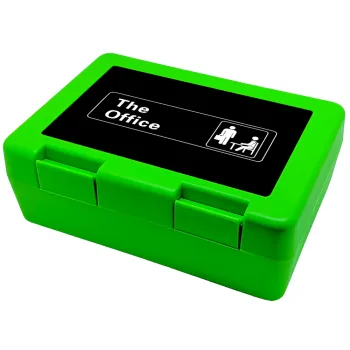 The office, Children's cookie container GREEN 185x128x65mm (BPA free plastic)
