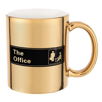 The office, Κούπα κεραμική, χρυσή καθρέπτης, 330ml