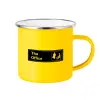 Κούπα Μεταλλική εμαγιέ Κίτρινη 360ml