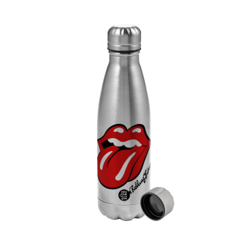 The rolling stones, Metallic water bottle, stainless steel, 750ml