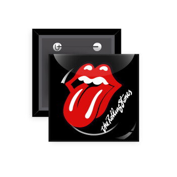 The rolling stones, Κονκάρδα παραμάνα τετράγωνη 5x5cm