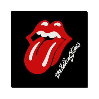 The rolling stones, Τετράγωνο μαγνητάκι ξύλινο 6x6cm