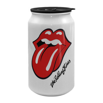 The rolling stones, Κούπα ταξιδιού μεταλλική με καπάκι (tin-can) 500ml