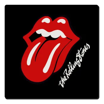 The rolling stones, Τετράγωνο μαγνητάκι ξύλινο 6x6cm