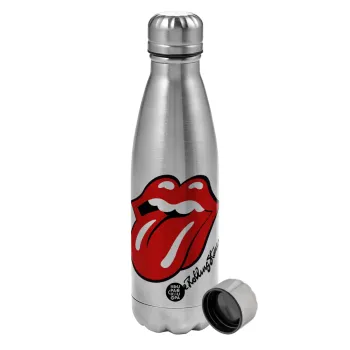 The rolling stones, Μεταλλικό παγούρι νερού, ανοξείδωτο ατσάλι, 750ml