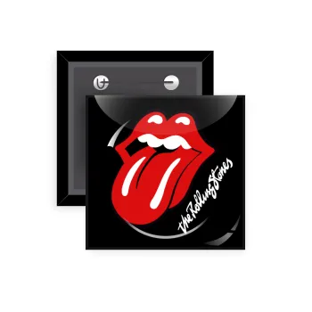 The rolling stones, Κονκάρδα παραμάνα τετράγωνη 5x5cm