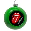 Green Christmas tree ornament bauble 8cm