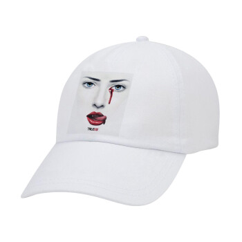 True blood, Καπέλο Baseball Λευκό (5-φύλλο, unisex)